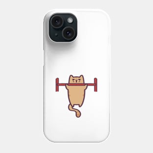 Gym Cat Pull Up Phone Case