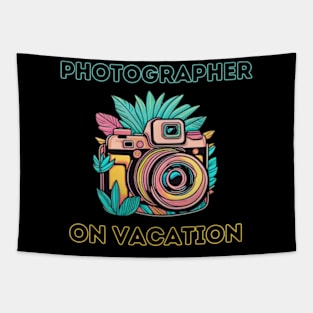 Photographer on Vacation Tapestry