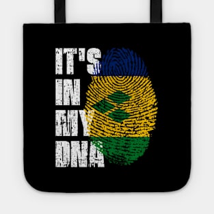 It's In My Dna St Vincent Grenadines Flag St Vincent Tote