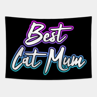 Best Cat Mum Tapestry