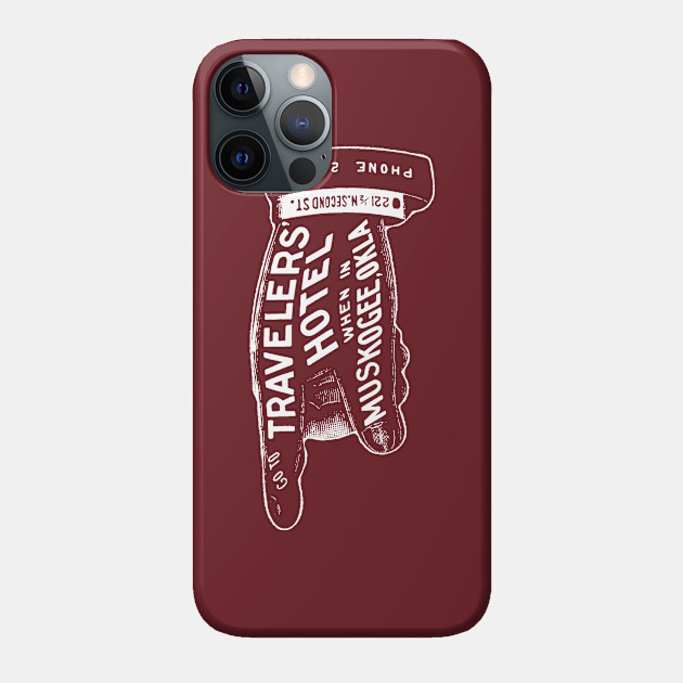 GO TO TRAVELERS HOTEL_WHT - Vintage - Phone Case