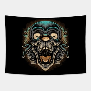 Scary Clown Tapestry