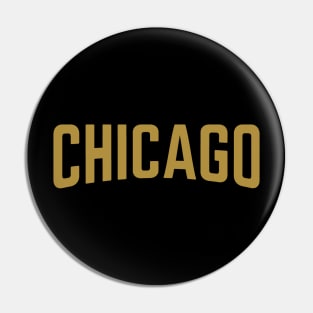 Chicago City Typography Pin