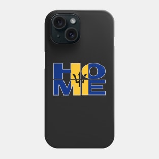 Barbados Flag Collection Spelling HOME - Bajan - Soca Mode Phone Case