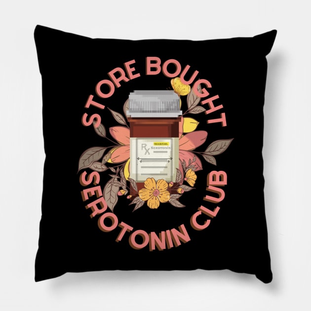 Store Bought Serotonin Club Pillow by MiriNJune