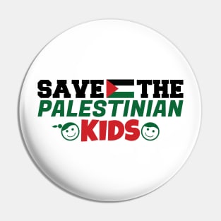 Save the Palestinian kids Pin