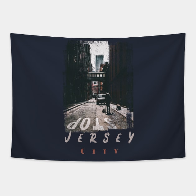 new jersey city nj T-Shirt Tapestry by TATOH