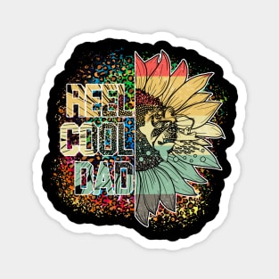 Reel Cool Dad Fisherman Daddy Father's Day Gifts Fishing Magnet