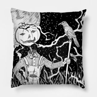 Grumpy Pumpkinhead Pillow