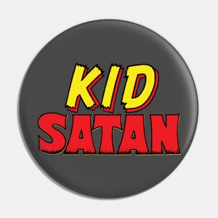 Kid Satan Logo Pin