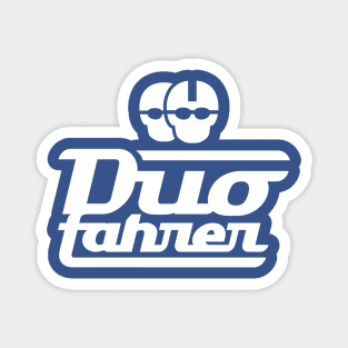 Duo driver logo v.2 (white) Magnet