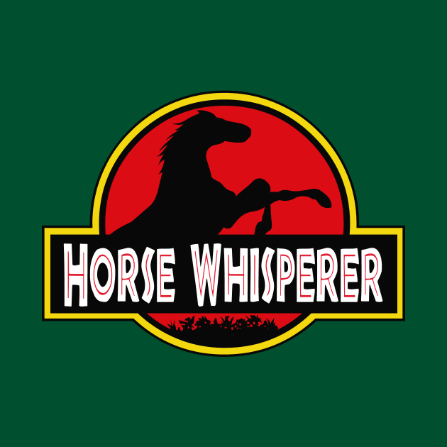 Horse Whisperer Dinosaurs Parody T-shirt Cute Gift by geekandgamerstore