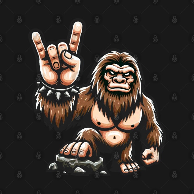 Rock On Bigfoot by Etopix