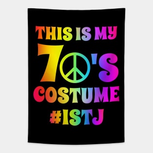 Groovy ISTJ This Is My 70s Costume Halloween Party Retro Vintage Tapestry