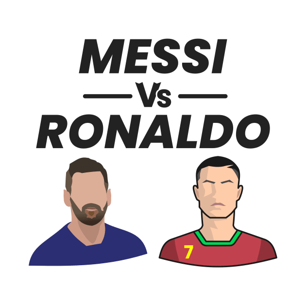 Messi vs Ronaldo by OverNinthCloud