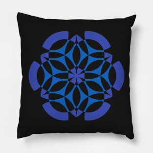 Little Data | Abstract sacred geometry | Aliens crop circle Pillow