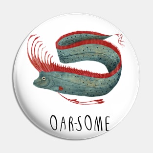 Oarsome - black Pin