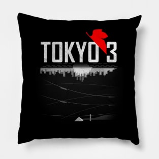 Tokyo 3 Skyline Pillow