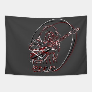 Eddie lineart Tapestry