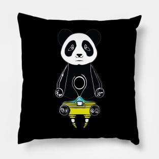 Cyber Panda: A High-Tech Creation Pillow