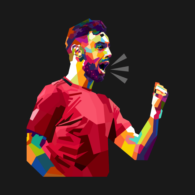 Bruno Fernandes WPAP by awangwidyatama