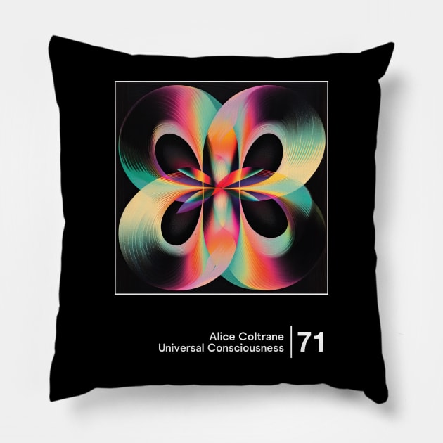 Universal Consciousness - Minimalist Graphic Artwork Design Pillow by saudade