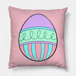 Striped Supreme Easter Egg Pillow