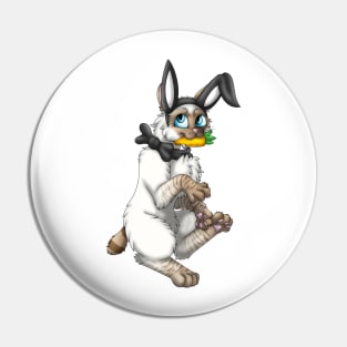 Bobtail BunnyCat: Cinnamon Lynx Point (Black) Pin