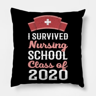 i survived nursing school class of 2020 Pillow