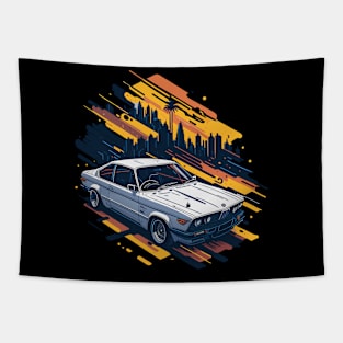 Old Cars Lovers Tapestry