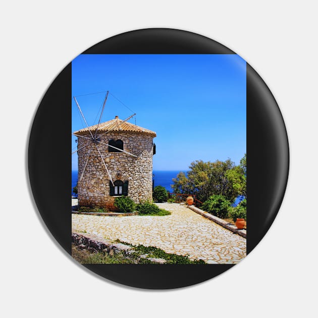 Greek windmill aesthetic Pin by IOANNISSKEVAS