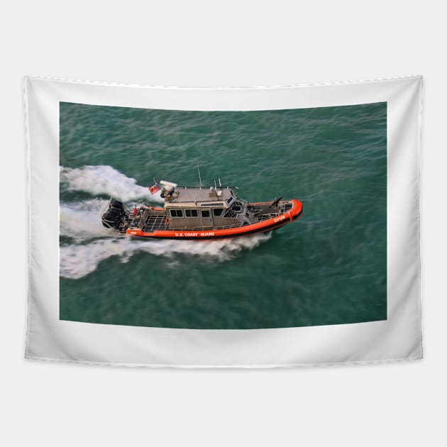 USCG Patrol Boat Tapestry by tgass