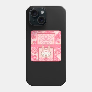 Cherry Blossom Handheld Pixel Art Phone Case