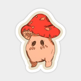 Huanted mushroom fellow Magnet