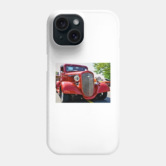 Red Custom Chevy Truck Phone Case by Scubagirlamy