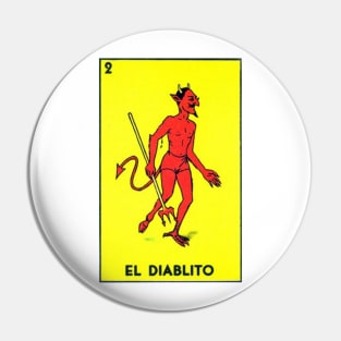 El Diablo Loteria Pin