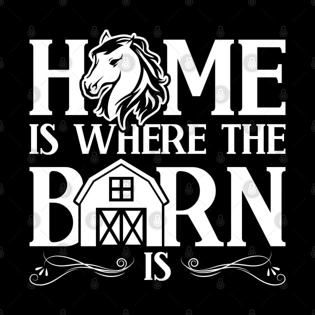 Home Is Where The Barn Is - Clydesdale by Peco-Designs