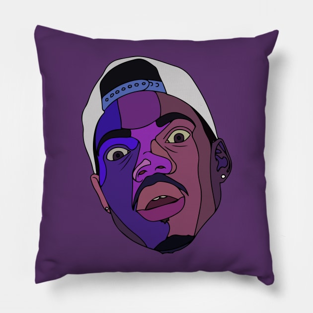 Chance The Rapper Mid-Poly Pillow by CORENELSON