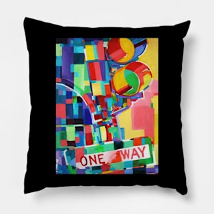 street of life Pillow