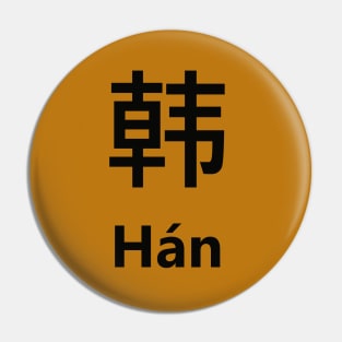 Chinese Surname Hán Pin