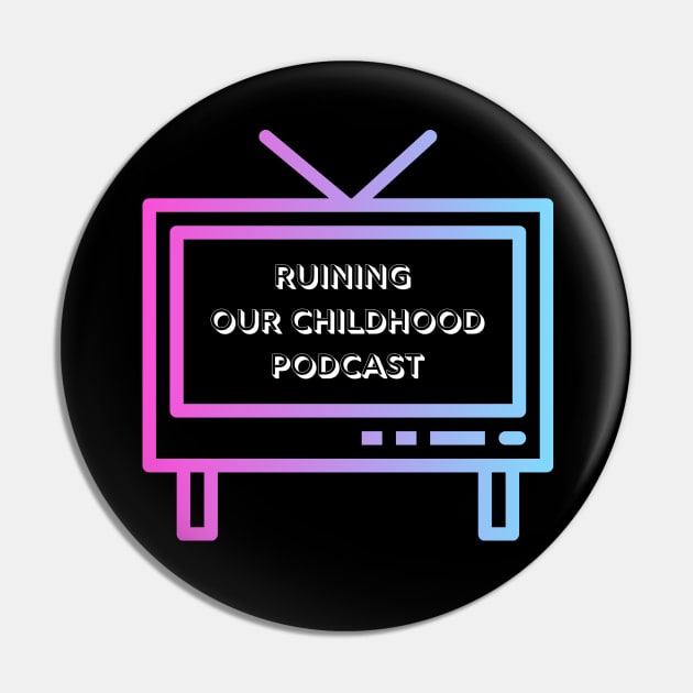 Ya Basic ROC logo Pin by Ruining Our Childhood Podcast