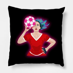 Women Football Pillow