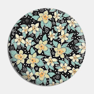 Floral Pattern Pin