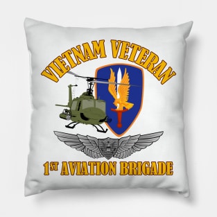 1st Avn Bde Vietnam with Aircrew Wings Pillow