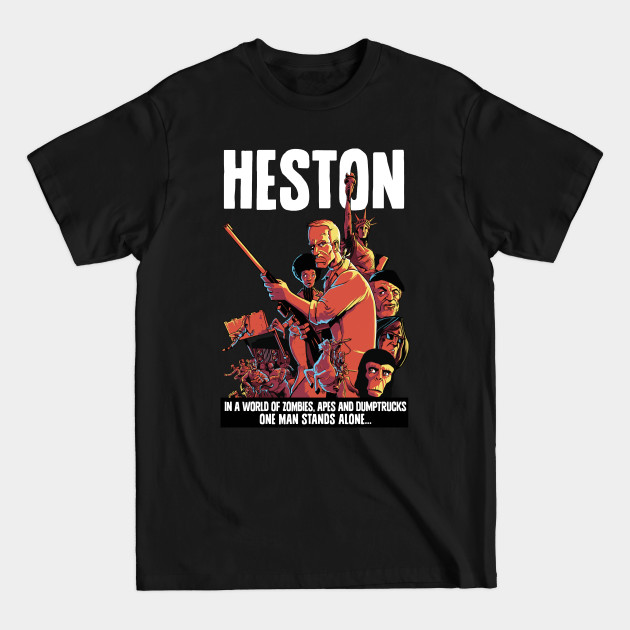 Disover Heston - Charlton Heston - T-Shirt