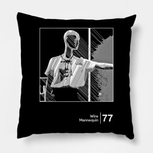 Mannequin / Minimalist Graphic Artwork Design Pillow