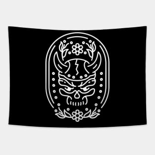 Viking Shield Line (White) Tapestry