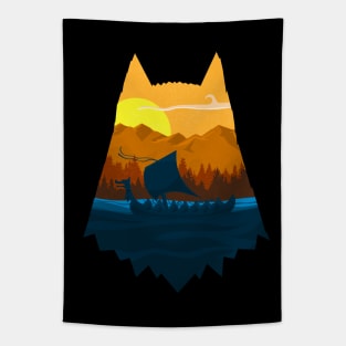 Viking Landing Tapestry