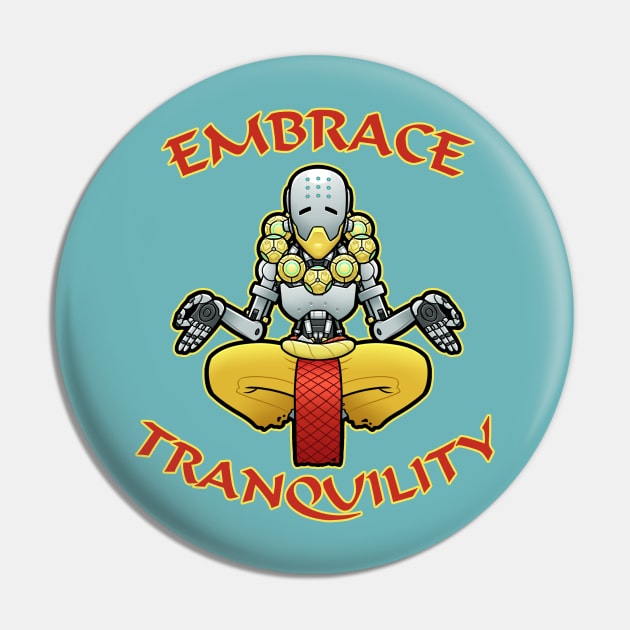 Embrace Tranquility Pin by Red_Flare_Art