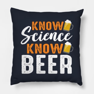 Know Science - Know beer Pillow